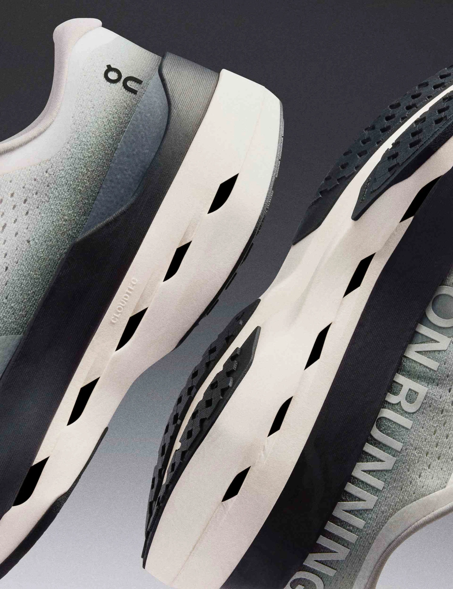 On Running Cloudboom Max - White/Black 10 On Running Cloudboom Max - White/Black - Image 8