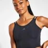 ADIDAS HIIT HEAT.RDY Crop Tank Top - Black 2 ADIDAS HIIT HEAT.RDY Crop Tank Top - Black -The Sports Edit Store 8038S Adidas HIIT HEAT RDY CROPPED TANK IM2652 BLACK 0009