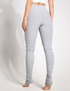 High Waisted Alosoft Goddess Legging- Zinc Heather -The Sports Edit Store ALO high waisted alosoft goddess legging zinc heather 0014