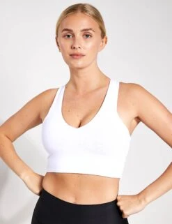 Alo Yoga Airbrush Real Bra Tank in White