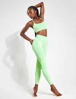 ADIDAS All Me 7/8 Leggings - Semi Green Spark 9 ADIDAS All Me 7/8 Leggings - Semi Green Spark -The Sports Edit Store Adidas All Me 7 8 L SEGRSP IR7923 GREEN 0001