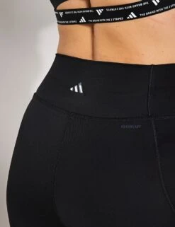 ADIDAS All Me Essentials 7-Inch Short Leggings - Black -The Sports Edit Store Adidas All Me Essentials 7IN BLACK IL7326 0024