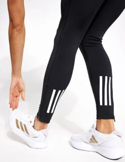 ADIDAS DailyRun Full Length Leggings - Black/White -The Sports Edit Store Adidas DailyRun 1 1 T BLACK WHITE IU1644 Black 0019