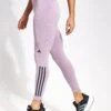 ADIDAS DailyRun 3 Stripes 7/8 Leggings - Preloved Fig 2 ADIDAS DailyRun 3 Stripes 7/8 Leggings - Preloved Fig -The Sports Edit Store Adidas DailyRun 3S 7 8 PRLOFI IU1629 PURPLE 0023