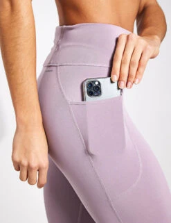 ADIDAS DailyRun 3 Stripes 7/8 Leggings - Preloved Fig -The Sports Edit Store Adidas DailyRun 3S 7 8 PRLOFI IU1629 PURPLE 0033