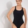 ADIDAS Lanelux Y-Back Swimsuit - Black -The Sports Edit Store Adidas LANELUX SWIMSUIT BLACK JN6926 0003