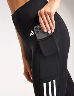 ADIDAS Optime 3-Stripes Full-Length Leggings - Black 10 ADIDAS Optime 3-Stripes Full-Length Leggings - Black -The Sports Edit Store Adidas OPT 3S 1 1 L BLACK IT9105BLACK BLACK 0005