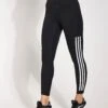 ADIDAS Optime 3-Stripes Full-Length Leggings - Black