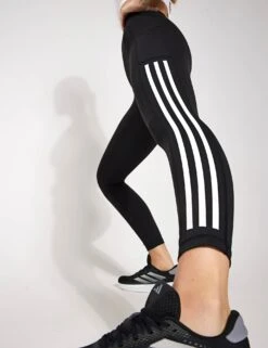 ADIDAS Optime 3-Stripes Full-Length Leggings - Black 11 ADIDAS Optime 3-Stripes Full-Length Leggings - Black -The Sports Edit Store Adidas OPT 3S FULL LENGTH LEGGING BLACK IT9105 0004