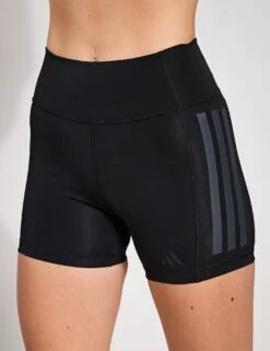 ADIDAS Optime 3-Stripes 1/4 Short Leggings - Black