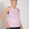 ADIDAS Own The Run Tank Top - Clear Pink 1 ADIDAS Own The Run Tank Top - Clear Pink -The Sports Edit Store Adidas OTR B TANK CLPINK JD4147 0006