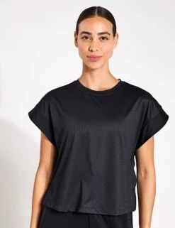 ADIDAS Studio T-Shirt - Black/Grey Six