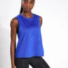 ADIDAS Studio Tank Top - Semi Lucid Blue/Grey Six -The Sports Edit Store Adidas STUDIO TANK SELUBL GRESIX IS2963 BLUE 0009
