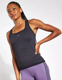 ADIDAS AEROKNIT Tank Top - Black/Grey Six