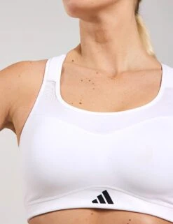 ADIDAS TLRD Impact Training High Support Bra - White -The Sports Edit Store Adidas TLRDIM HIGH SUPPORT BRA WHITE JI8036 0050