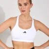 ADIDAS TLRDREACT Training High-Support Bra - White -The Sports Edit Store Adidas TLRDRCT HIGH SUPPORT BRA WHITE IT6682 0002