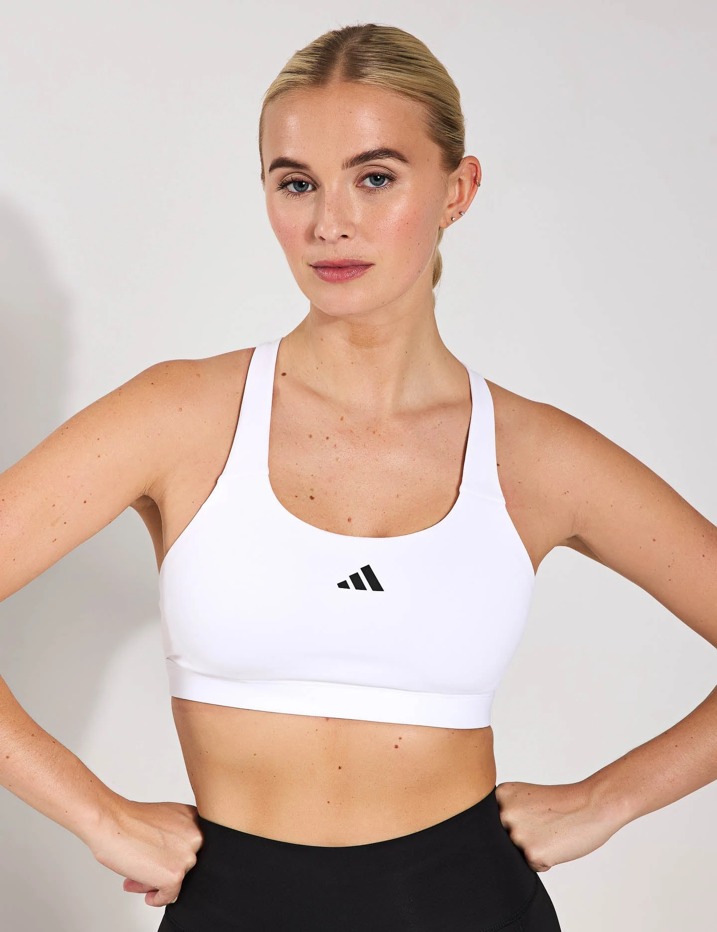 ADIDAS TLRDREACT Training High-Support Bra - White 3 ADIDAS TLRDREACT Training High-Support Bra - White