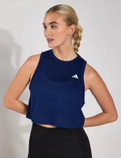 ADIDAS Train Essentials Boxy Workout Tank Top - Dark Blue