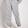ADIDAS ALL SZN Fleece Loose Joggers - Medium Grey Heather -The Sports Edit Store Adidas W ALL SZN PANT MGREYH IY6772 0006
