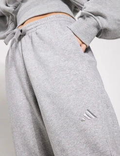 ADIDAS ALL SZN Fleece Loose Joggers - Medium Grey Heather -The Sports Edit Store Adidas W ALL SZN PANT MGREYH IY6772 0019
