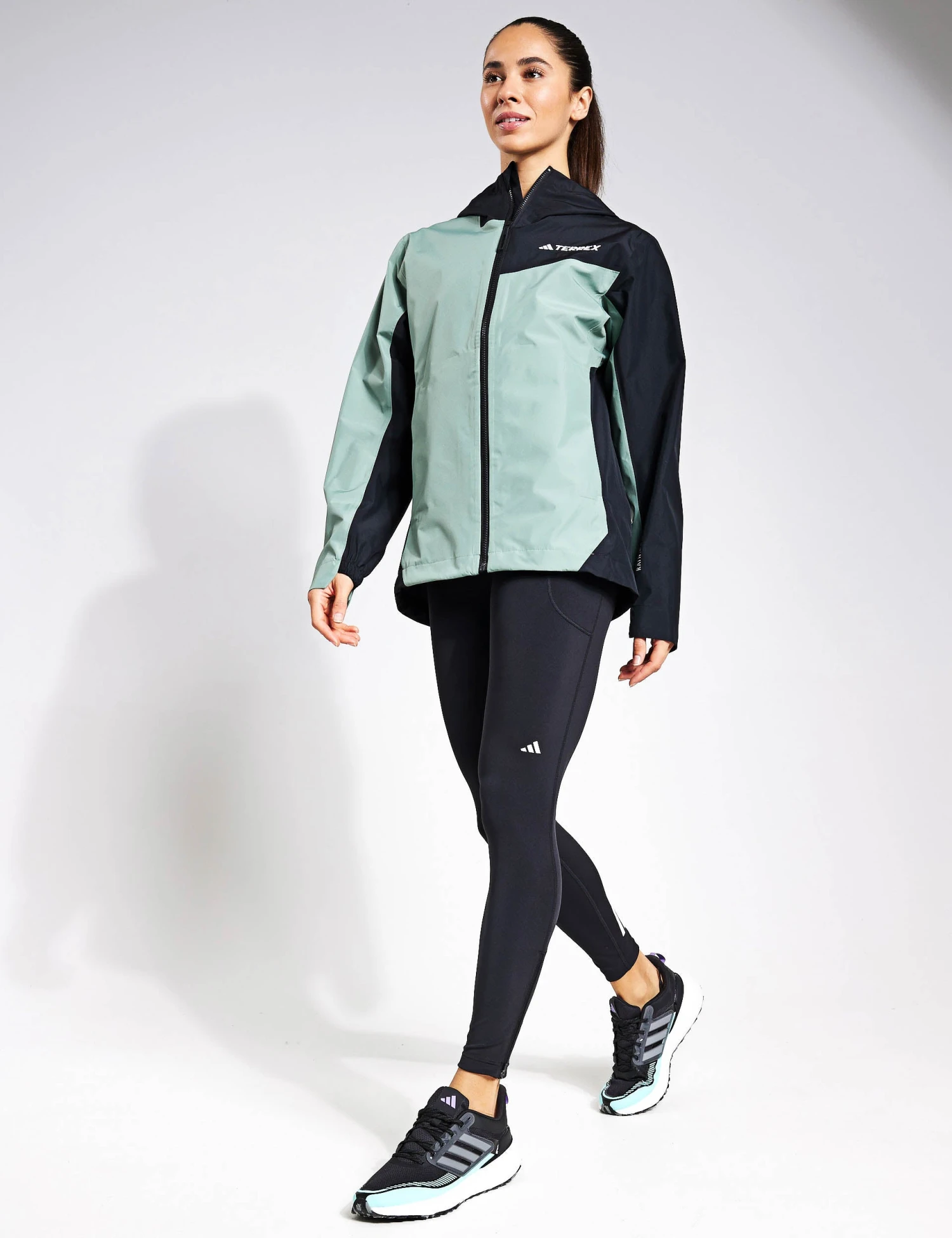 ADIDAS Terrex Multi 2.5L RAIN.RDY Jacket - Silver Green/Black 6 ADIDAS Terrex Multi 2.5L RAIN.RDY Jacket - Silver Green/Black - Image 4