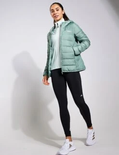 ADIDAS Terrex Multi Light Down Hooded Jacket - Silver Green -The Sports Edit Store Adidas W MULTI DOWN J SILGRN IP3543 GREEN 0009
