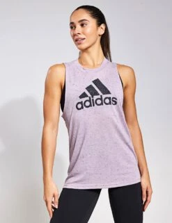 ADIDAS Sportswear Future Icons Winners 3.0 Tank Top - Preloved Fig Melange
