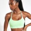 ADIDAS All Me Light Support Bra - Semi Green Spark