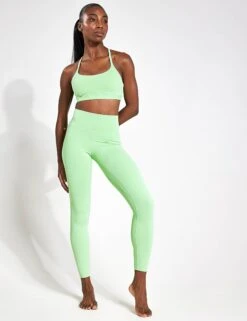 ADIDAS All Me Light Support Bra - Semi Green Spark 8 ADIDAS All Me Light Support Bra - Semi Green Spark -The Sports Edit Store Adidas WTR D4T TK SEGRSP IT6750 GREEN 0028