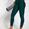 7/8 High Waisted Airlift Legging - Midnight Green 1 7/8 High Waisted Airlift Legging - Midnight Green -The Sports Edit Store Alo Yoga 7 8 HIGH WAIST AIRLIFT LEGGING W5766R MIDNIGHT GREEN 0001