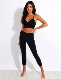 Delight Bralette - Black -The Sports Edit Store Alo Yoga DELIGHT BRALETTE W9188R BLACK 0021