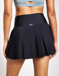Grand Slam Tennis Skort - Black 9 Grand Slam Tennis Skort - Black -The Sports Edit Store Alo Yoga GRAND SLAM TENNIS SKIRT W6289R BLACK 0005