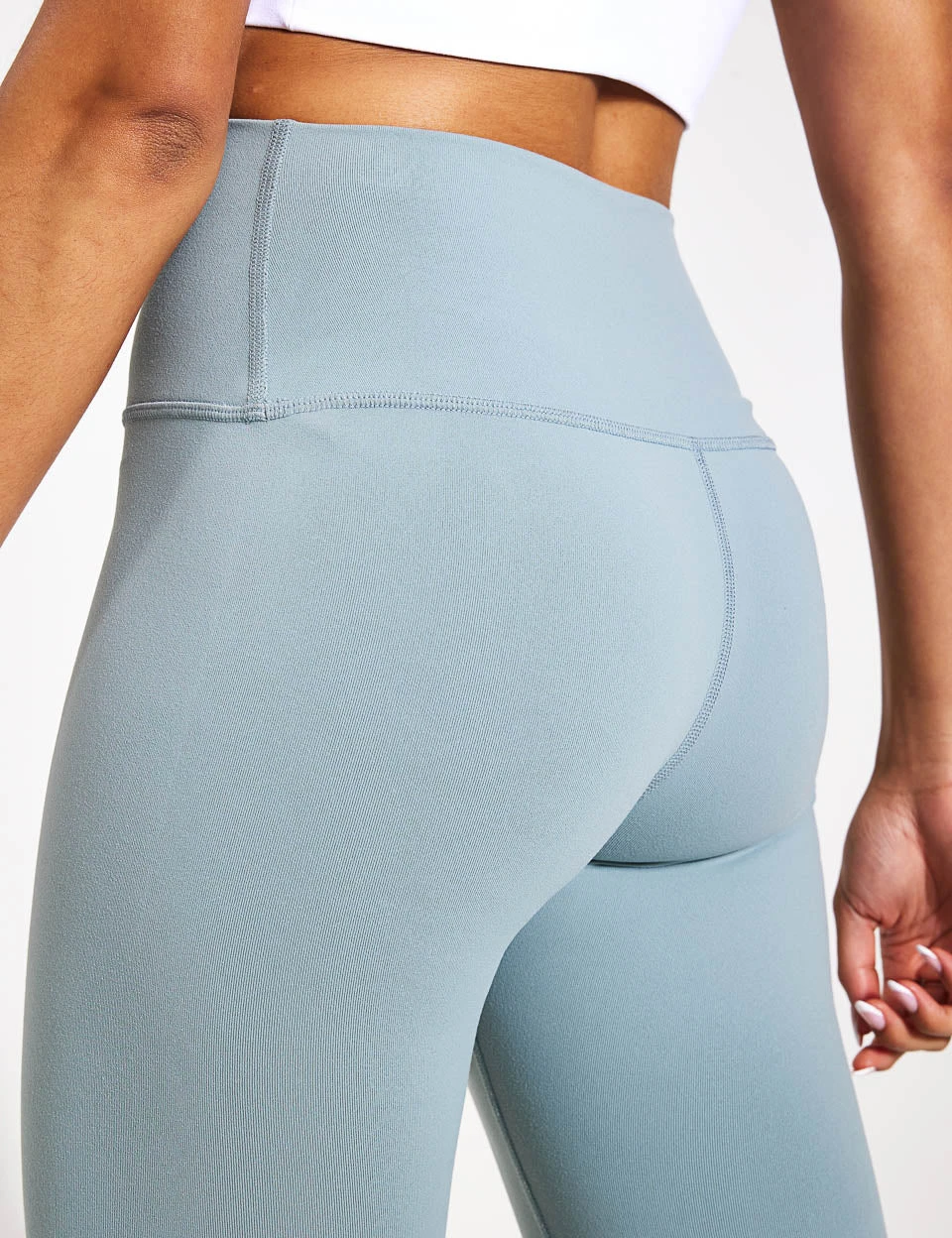 High Waisted Airbrush Legging - Cosmic Grey 4 High Waisted Airbrush Legging - Cosmic Grey - Image 2