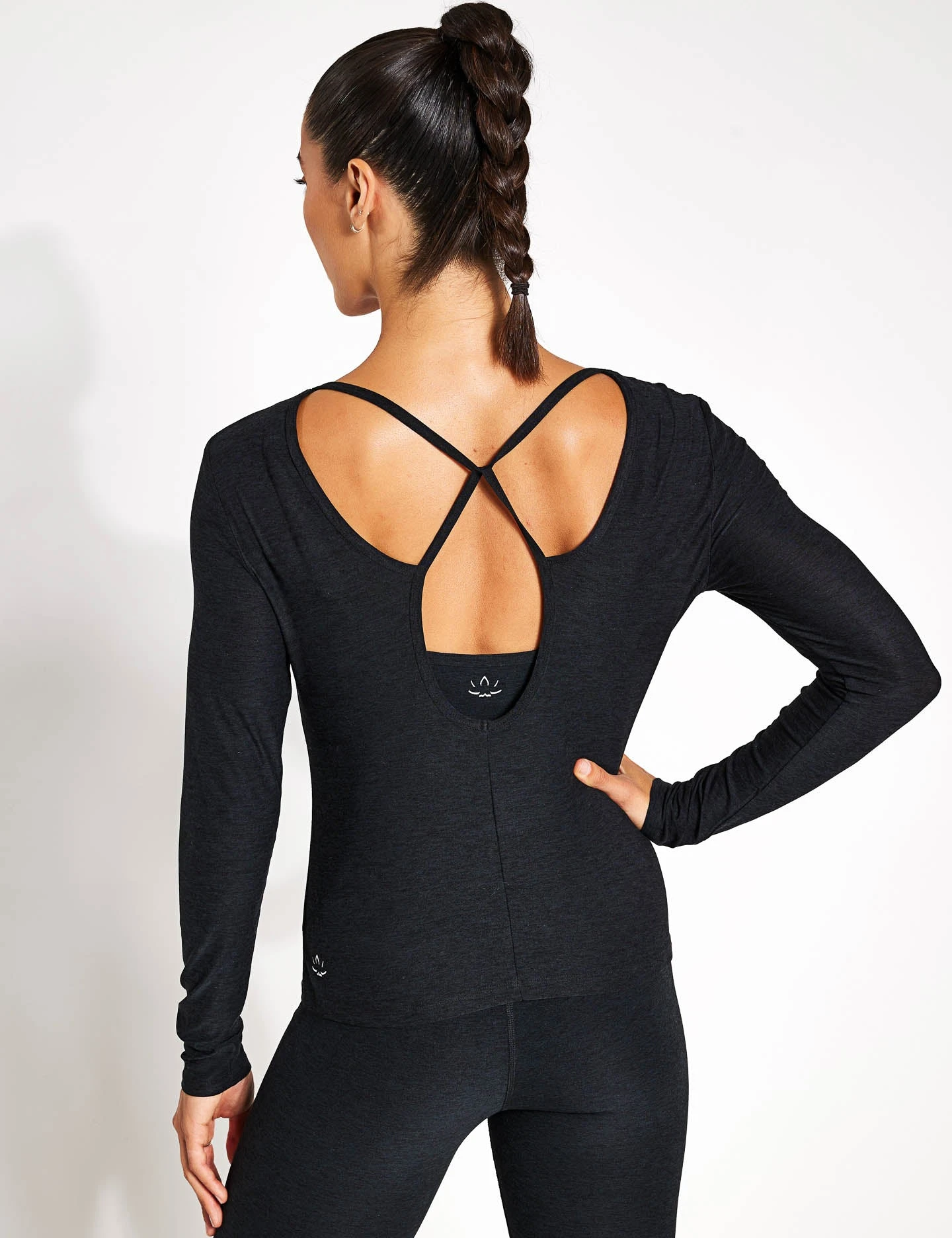 Beyond Yoga Featherweight In The Loop Pullover - Darkest Night 3 Beyond Yoga Featherweight In The Loop Pullover - Darkest Night