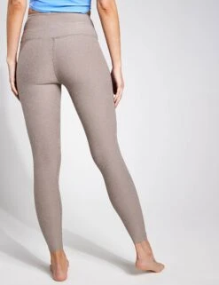 Beyond Yoga Spacedye Caught In The Midi High Waisted Legging - Birch Heather -The Sports Edit Store BEYOND YOGA Spacedye Caught In The Midi High Waisted Legging SD3243 Birch Heather 0003