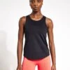 Born Daila Tank - Black -The Sports Edit Store BORN Daila Tank Top P22CS21 C BLA Black 0005