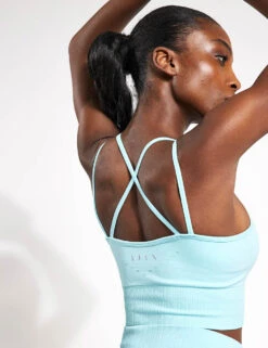 Born Dana Top - Blue Soft 9 Born Dana Top - Blue Soft -The Sports Edit Store BORN Dana Top PV24SM44 B BLU Blue Soft 0036