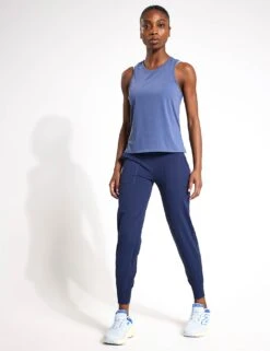 Born Keira Tank - Blue Stone 8 Born Keira Tank - Blue Stone -The Sports Edit Store BORN Keira Tank Top OI23CS55 C NAV Bluestone 0009
