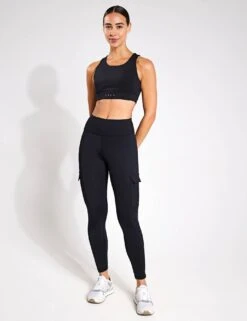 Born Cargo Legging - Black -The Sports Edit Store BORN Legging Cargo Black O22CS91 L BLABlack Black 0009