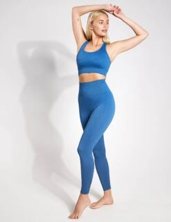 Born Nilay Seamless Bra - Vintage Blue -The Sports Edit Store BORN Nilay Seamless Bra I22SM79 BVB Vintage Blue 00171