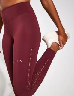 Born Saril Perf Legging - Bordeaux -The Sports Edit Store BORN Saril Perf Legging O22CS41 L B Bordeaux 0004