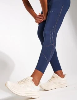 Born Saril Legging - Sailor Blue -The Sports Edit Store BORN Saril Perf Legging O22CS41 L Sailor Blue 0004