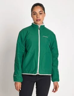 The Sports Edit Store -The Sports Edit Store Berghaus ASPERTON REVERSIBLE JKT AF GRN GRY 4A002231LZ6 Char Stone 0003