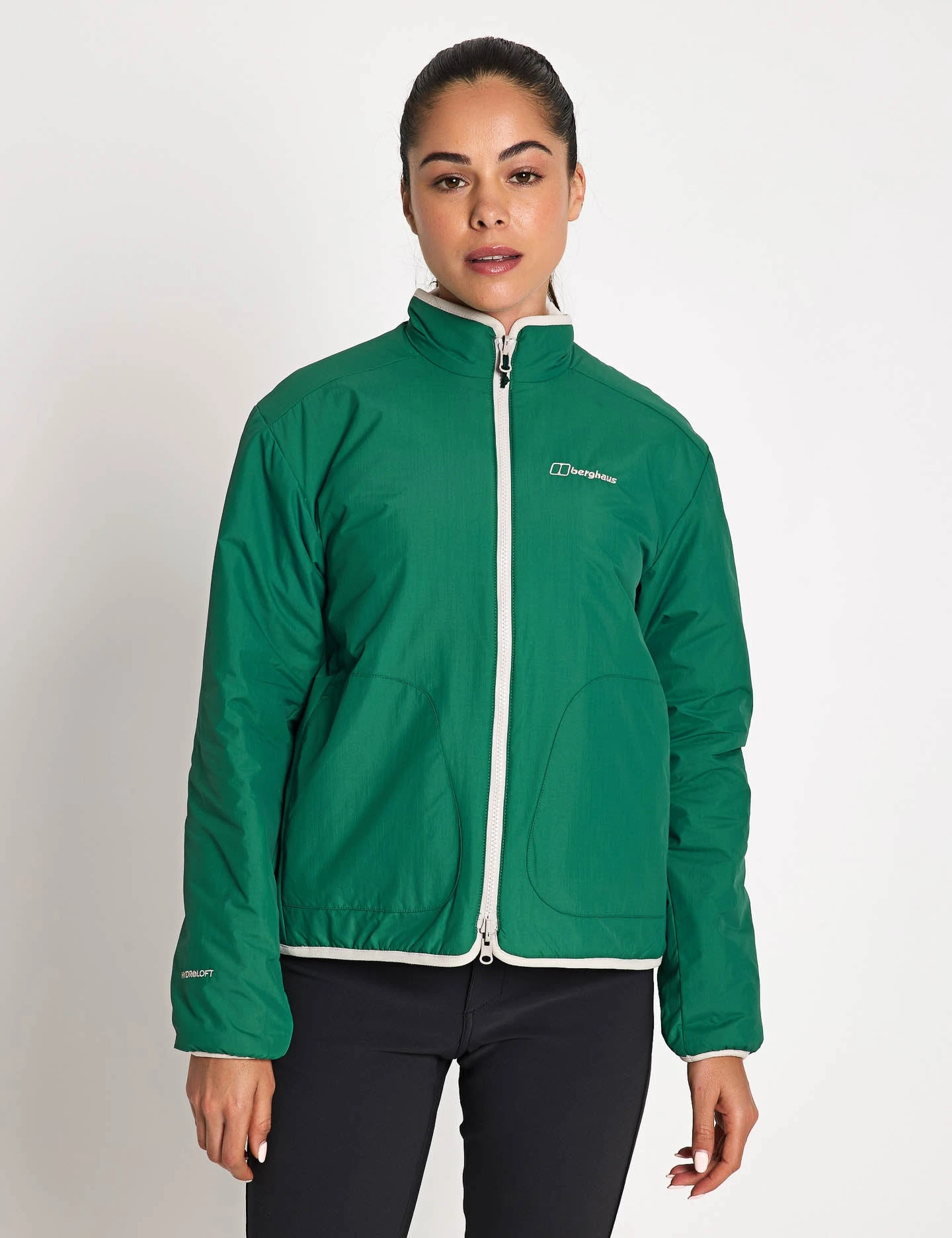 Berghaus Asperton Reversible Jacket - Meadow Green/Stone 4 Berghaus Asperton Reversible Jacket - Meadow Green/Stone - Image 2