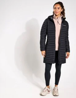 Berghaus Nula Micro Jacket Long - Black -The Sports Edit Store Berghaus Nula Micro Long Jacket 4 A000782 BP6 Jet Black 0011