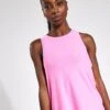 Beyond Yoga Featherweight Rebalance Tank - Pink Bloom Heather -The Sports Edit Store Beyond FEATHERWEIGHT REBALANCE TANK LWSD4612PIN PINK BLOOM HEATHER 0005