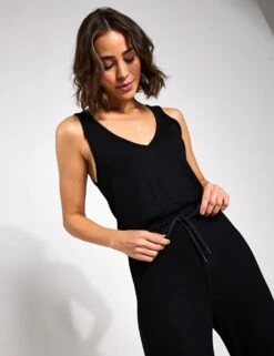 Beyond Yoga Jetsetter Jumpsuit - Black -The Sports Edit Store Beyond Jumpsuit Jetsetter Jumpsuit Black 0016