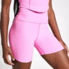 Beyond Yoga Spacedye Keep Pace 5" Biker Short - Pink Bloom Heather -The Sports Edit Store Beyond SPACEDYE KEEP PACE BIKER SHORT SD5111PIN PINK BLOOM HEATHER 0007