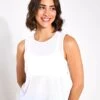 Beyond Yoga Show Off Mesh Tank - White -The Sports Edit Store Beyond Tank Show Off Mesh Tank White 0003
