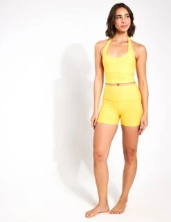 Beyond Yoga Spacedye Well Rounded Cropped Halter Tank - Sunflower Heather 8 Beyond Yoga Spacedye Well Rounded Cropped Halter Tank - Sunflower Heather -The Sports Edit Store Beyond Tank Spacedye Well Rounded Cropped Halter Tank Sunflower Heather 0002